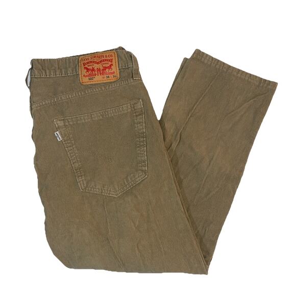 Levi's Other - Levi’s 502 Vintage Dark Beige Corduroy Pants White Tag Mens Size 36x30